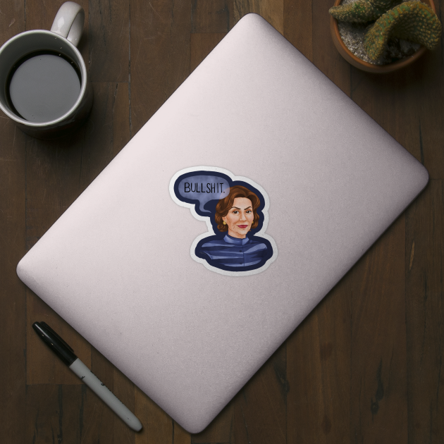 Emily Gilmore BS! by SarahWrightArt